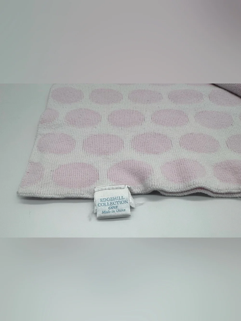 Edgehill Collection Knit Baby Blanket in Geometric Large Polka Dot